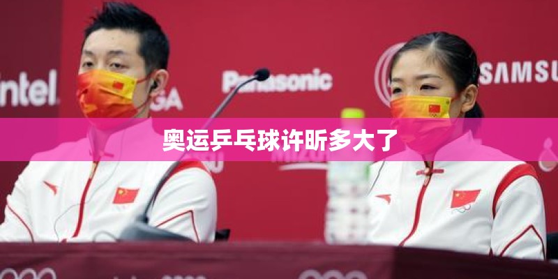 奥运乒乓球许昕多大了