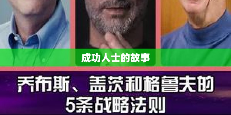 成功人士的故事