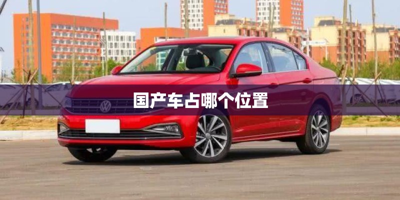 国产车占哪个位置
