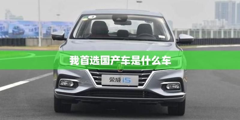 我首选国产车是什么车