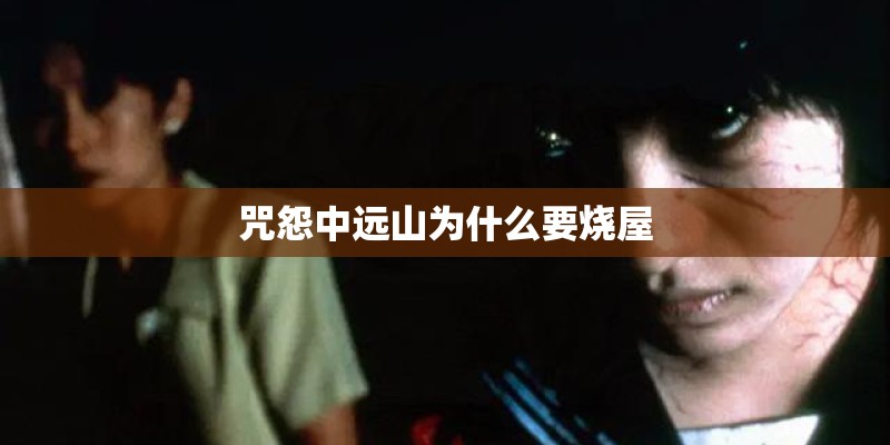咒怨中远山为什么要烧屋