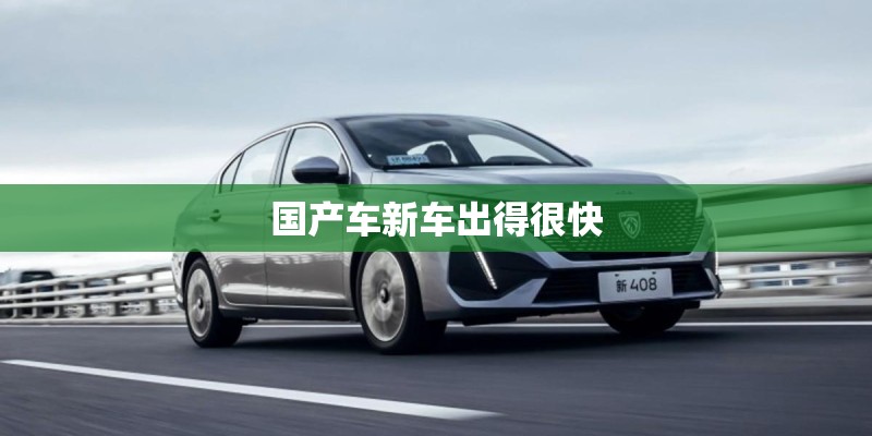 国产车新车出得很快