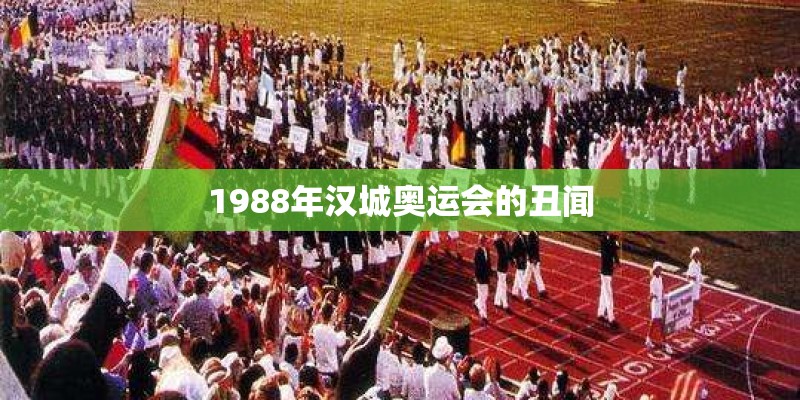 1988年汉城奥运会的丑闻