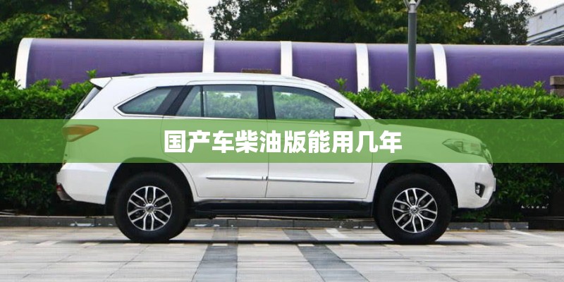 国产车柴油版能用几年