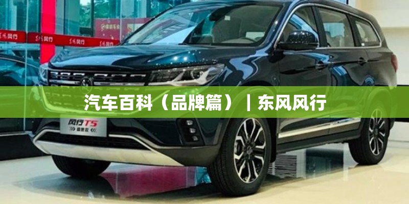 汽车百科(品牌篇)|东风风行 汽车百科(品牌篇)|东风风行