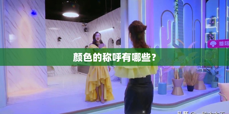 颜色的称呼有哪些？
