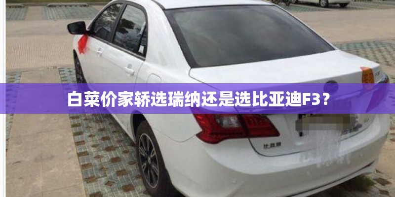 白菜价家轿选瑞纳还是选比亚迪F3？