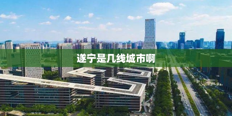 遂宁是几线城市啊