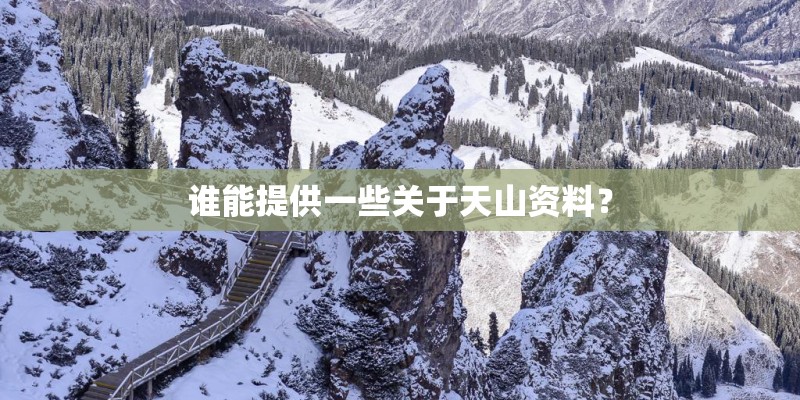 谁能提供一些关于天山资料？