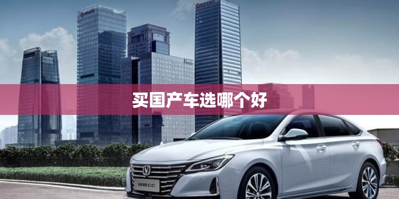买国产车选哪个好
