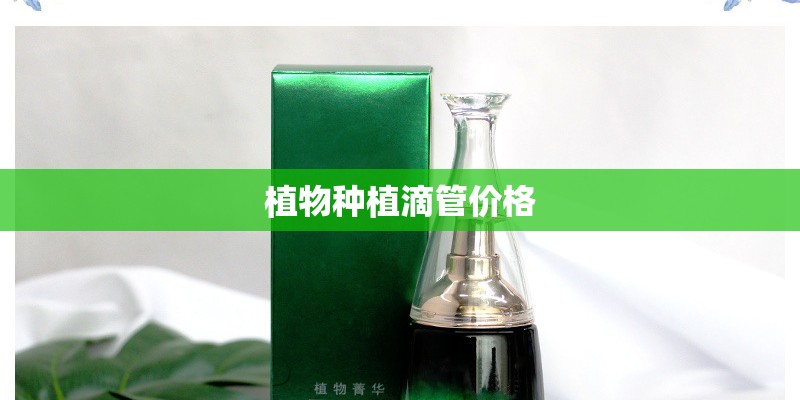 植物种植滴管价格