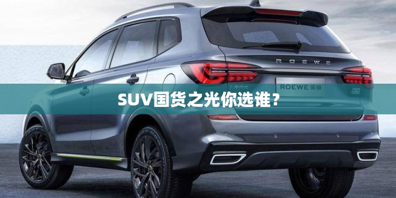 SUV国货之光你选谁？