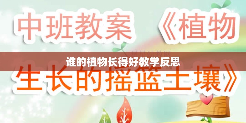 谁的植物长得好教学反思