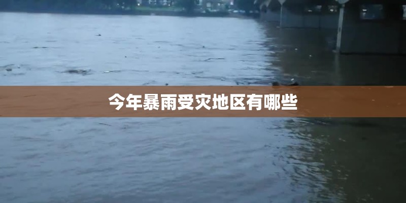 今年暴雨受灾地区有哪些