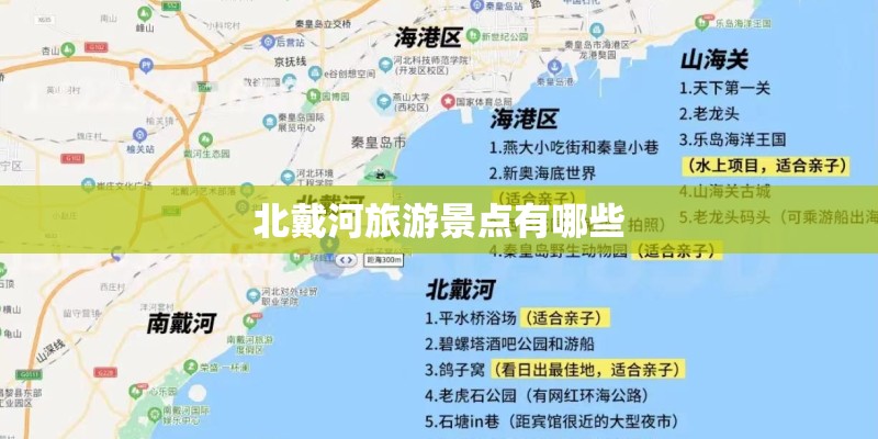 北戴河旅游景点有哪些
