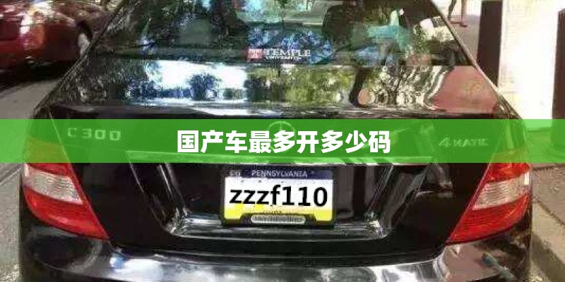 国产车最多开多少码