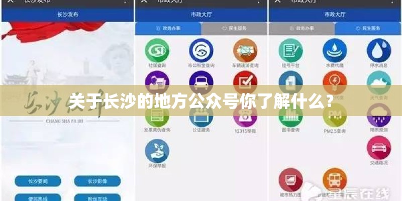 关于长沙的地方公众号你了解什么？