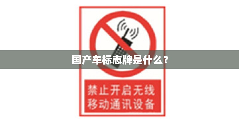 国产车标志牌是什么？