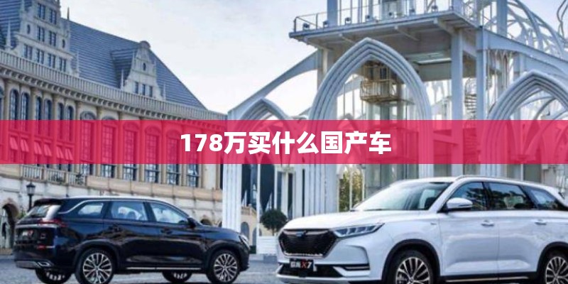 178万买什么国产车
