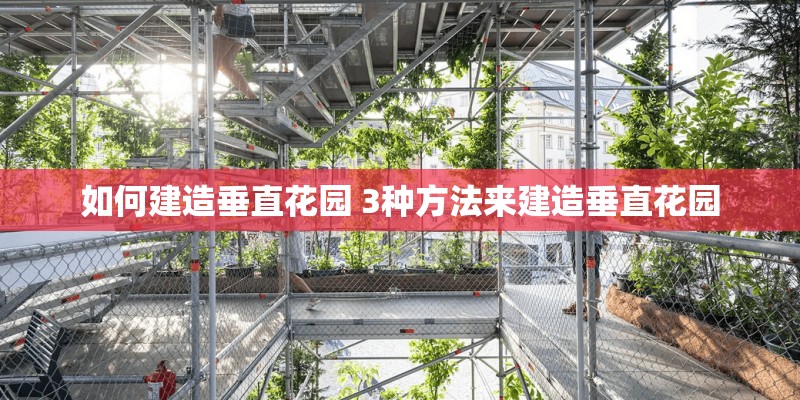 如何建造垂直花园 3种方法来建造垂直花园