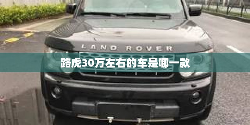 路虎30万左右的车是哪一款