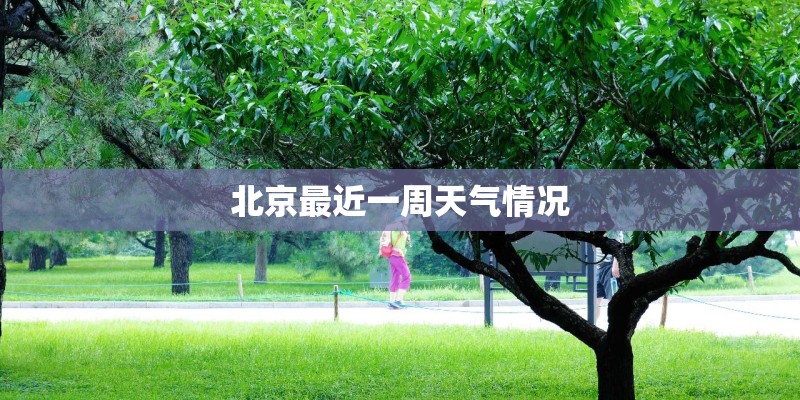 北京最近一周天气情况