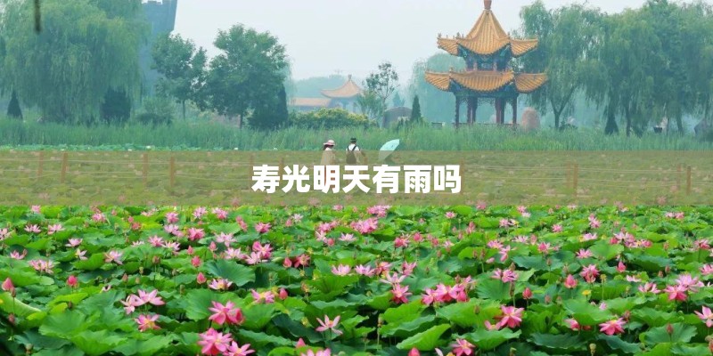 寿光明天有雨吗 寿光明天有雨吗