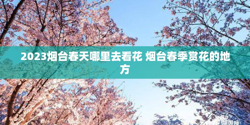 2023烟台春天哪里去看花 烟台春季赏花的地方