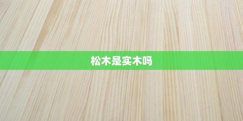 松木是实木吗