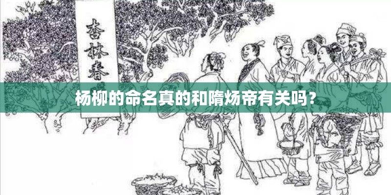杨柳的命名真的和隋炀帝有关吗？