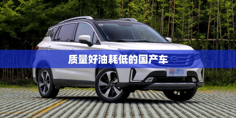质量好油耗低的国产车