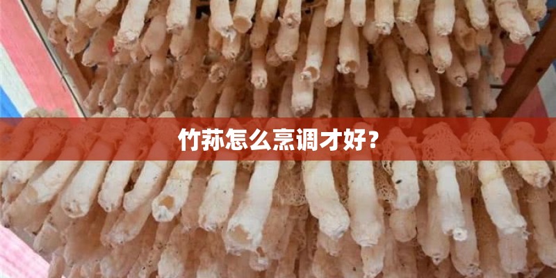 竹荪怎么烹调才好？