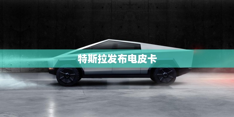 特斯拉发布电皮卡