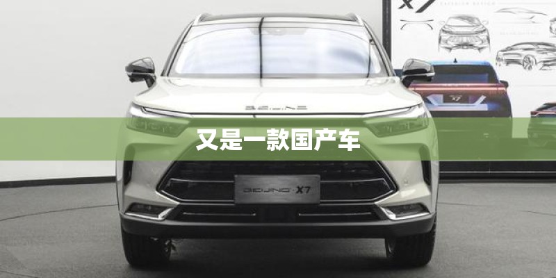 又是一款国产车