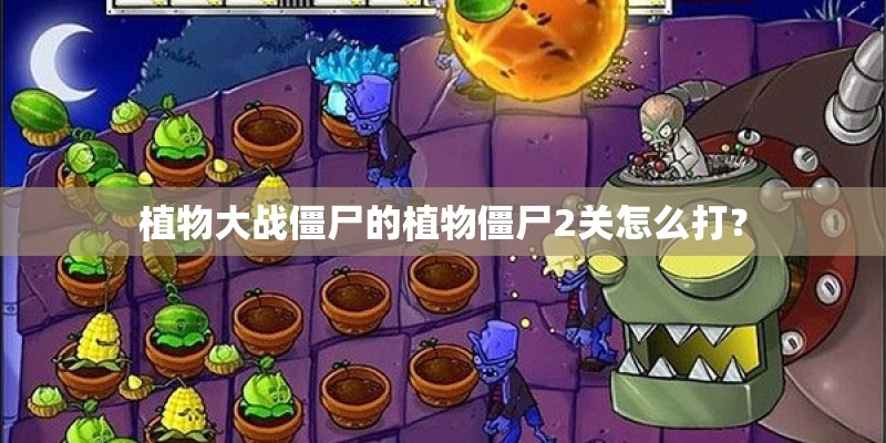 植物大战僵尸的植物僵尸2关怎么打？