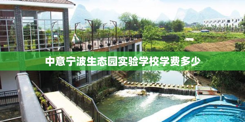 中意宁波生态园实验学校学费多少