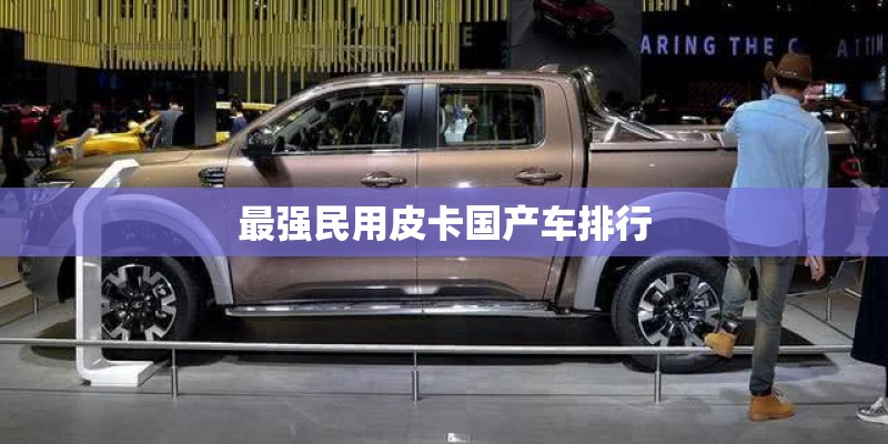 最强民用皮卡国产车排行