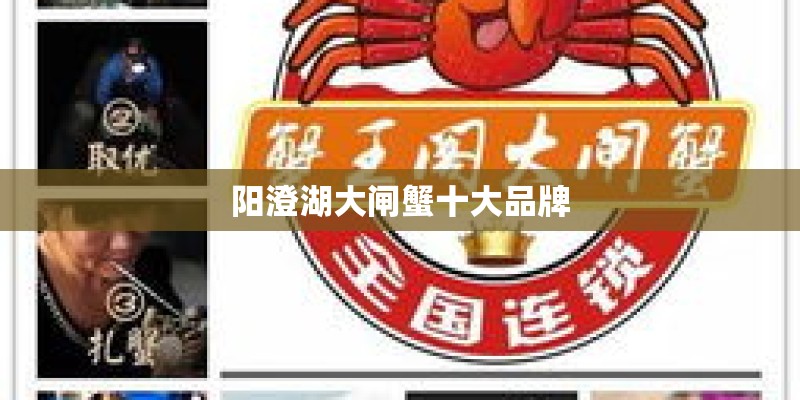 阳澄湖大闸蟹十大品牌