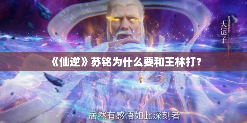 《仙逆》苏铭为什么要和王林打？