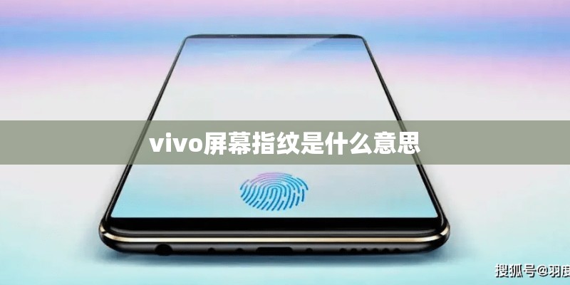 vivo屏幕指纹是什么意思