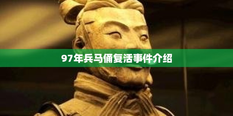 97年兵马俑复活事件介绍
