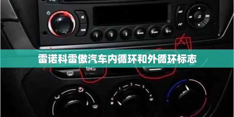 雷诺科雷傲汽车内循环和外循环标志