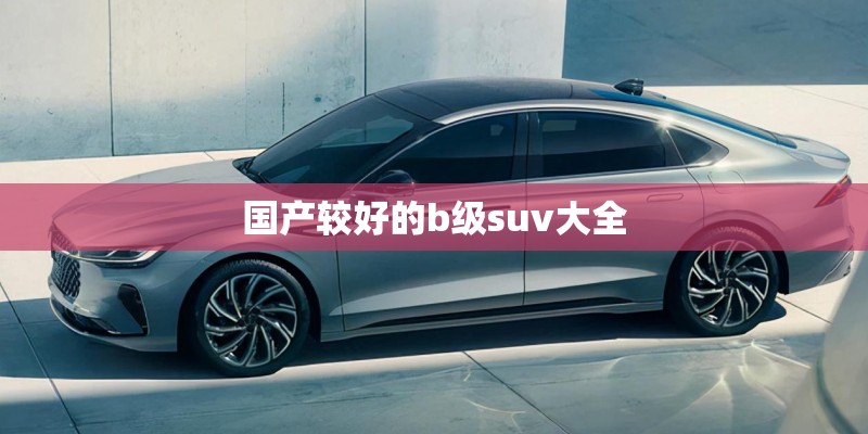 国产较好的b级suv大全