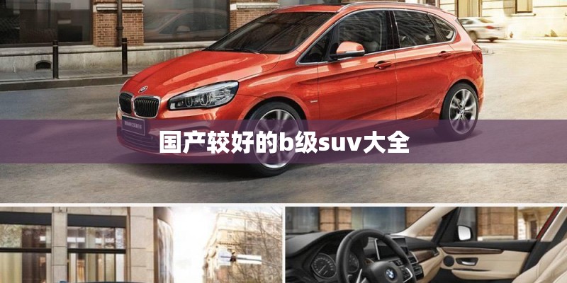 国产较好的b级suv大全