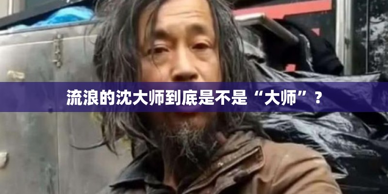 流浪的沈大师到底是不是“大师”？