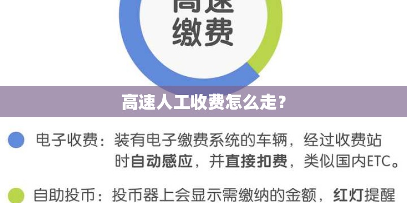 高速人工收费怎么走？