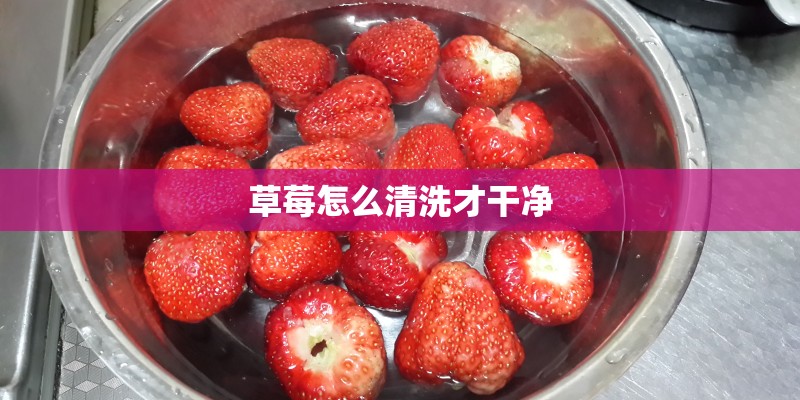草莓怎么清洗才干净