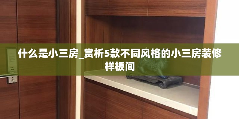 什么是小三房_赏析5款不同风格的小三房装修样板间