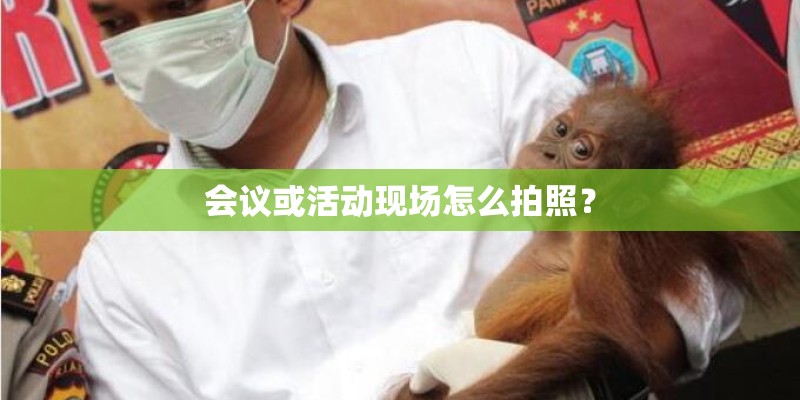 会议或活动现场怎么拍照？