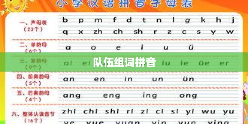 队伍组词拼音